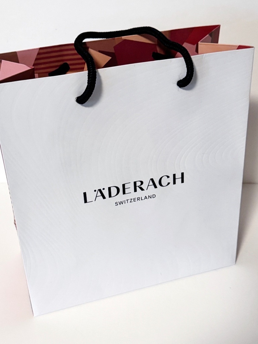 Läderach Switzerland Geometric Shopping Gift Bag